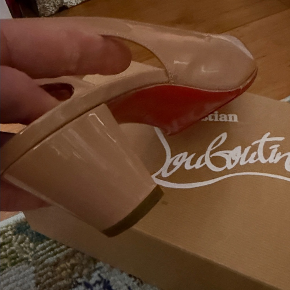 Christian Louboutin Nude Heels - Picture 7 of 15